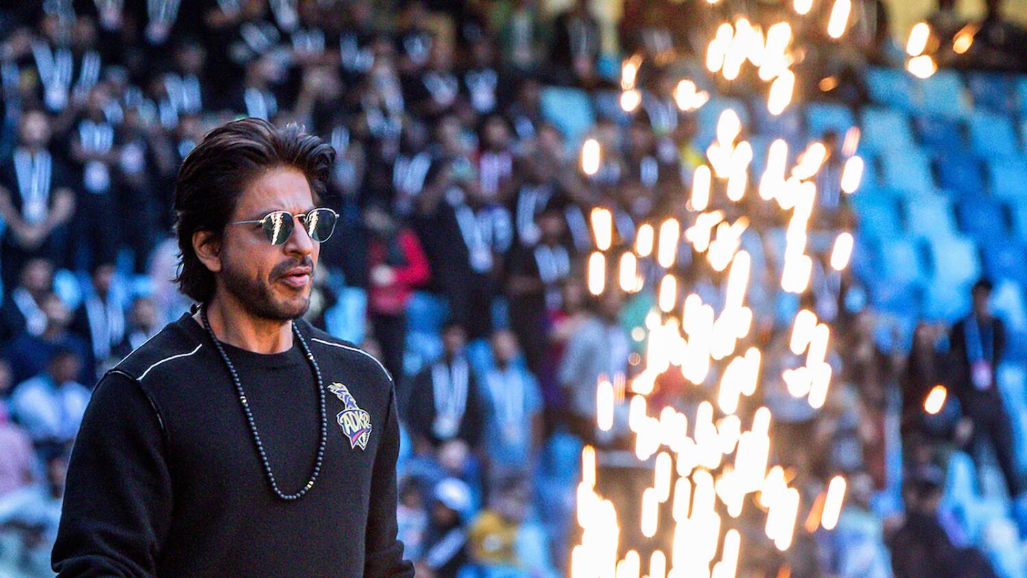 Dubai: Indian actor Shah Rukh Khan during the Opening Ceremony of the DP World International League T20 at Dubai International Cricket Stadium in Dubai, Friday, Jan. 20, 2023